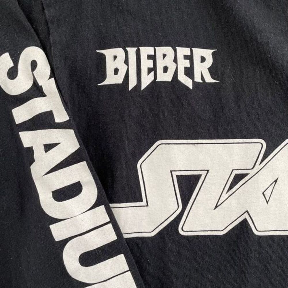 Justin Bieber Purpose Stadium Tour 2 Side LS Concert T-Shirt S - Picture 3 of 7